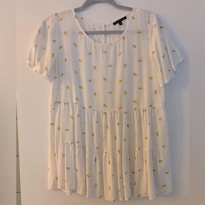 Staccato Top with Lemon Design